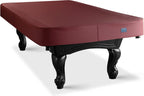 Heavy Duty Leatherette Billiard Pool Table Cover, Waterproof & Tearproof Cover for Pool Table 7/8/9FT (10 Colors Available) (8 Feet/Bordeaux red)