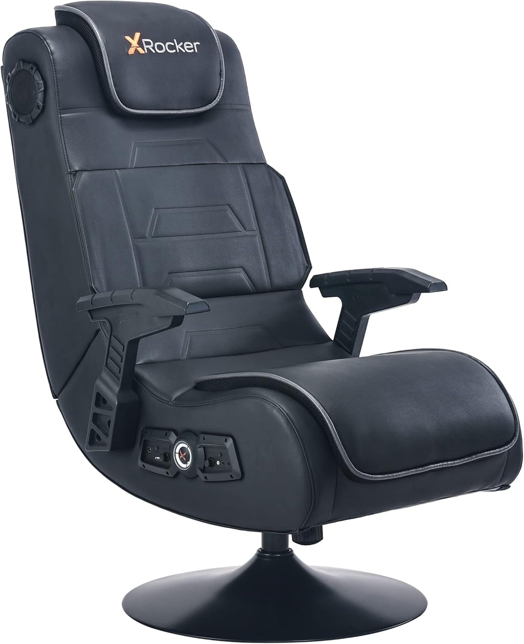 X Rocker PC Computer Gaming Desk Chair, Built-in Audio, College Dorm Essentials for Guys and Girls, Bedroom, Dorm Room Essentials, Foldable, Gifts for Gamers