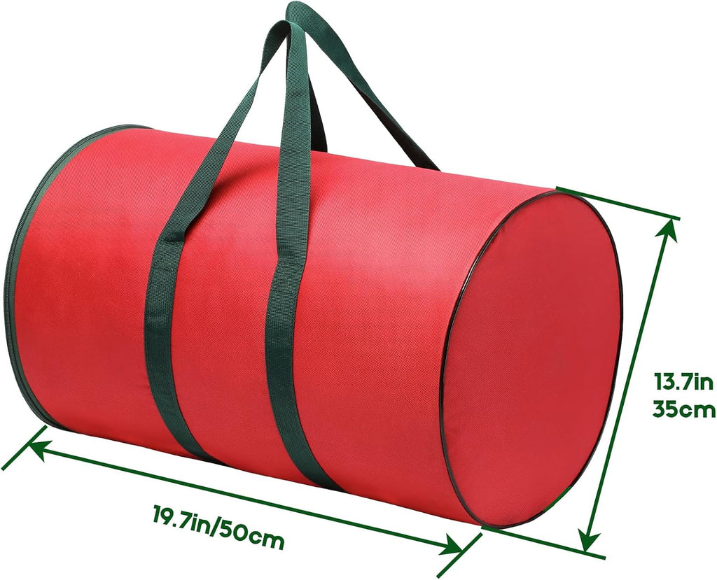 Christmas Light Storage Reels - 3 Metal Spools & Durable Oxford Bag for Holiday Cord Wire Organization