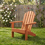 Kids Adirondack Chair, Wooden Patio Lounge Chair and Outdoor Seat for Kids, Natural Cedar Indoor Outdoor Chair for Porch Backyard Garden Deck