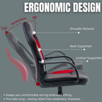 Video Game Chair Computer Gaming Racing Ergonomic for Teens Adults Kids Gamers Home Office Executive Task Desk