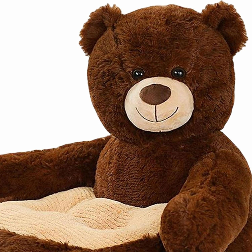 Kids Sofa Seat, Animals Shaped Seat Cushion for Bedroom Living Room Home Decor, Bear