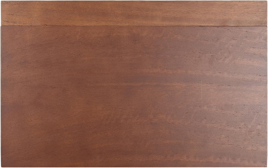 Kate and Laurel McCutcheon Modern Mango Wood Side Table with Storage Cabinet, 22 x 14 x 22, Walnut Brown, Transitional Wooden End Table for Use as Bedroom Nightstand or Entryway Decor Accent