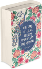 Steel Mill & Co Original Book-Shaped Decorative Vase, Ceramic Vases for Home Decor, Cute Bookshelf Decor, Unique Vase for Book Lovers (Large - Pride and Prejudice)