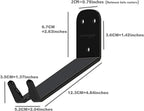 Venzo Bike Bicycle Cycling Pedal Wall Mount Indoor Storage Hanger Stand - Hook Rack Holder - with Tire Brackets - Great for Garage and Shed (2)