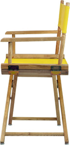 Casual Home 200-00/021-34 Director's Chair 18" - Classic Height Natural Frame/Gold Canvas