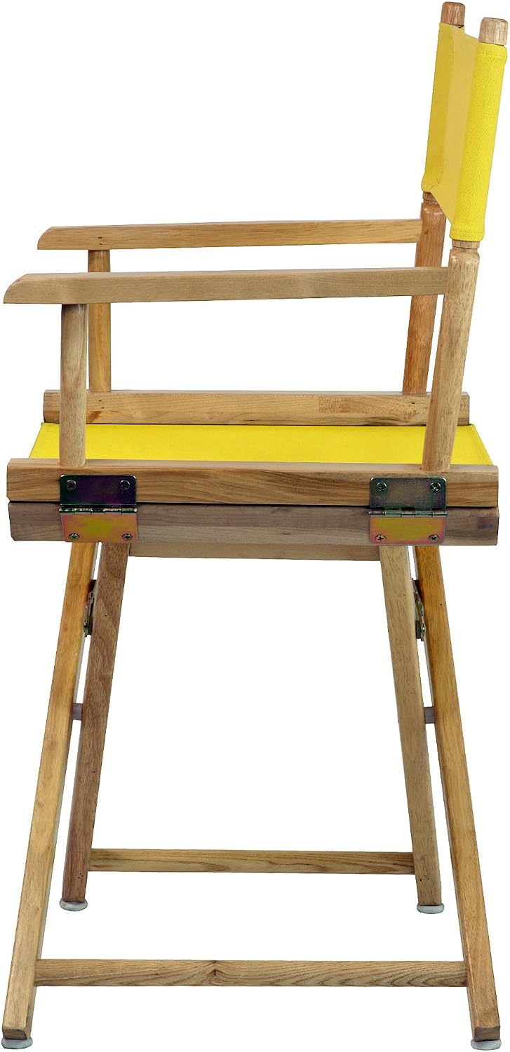Casual Home 200-00/021-34 Director's Chair 18" - Classic Height Natural Frame/Gold Canvas