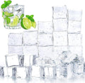 DomeStar 100PCS Clear Fake Ice Cubes, 1"x 1"x 0.8"Acrylic Fake Ice Vase Fillers Centerpiece Photography Accessories Food Props Table Scatter Decoration