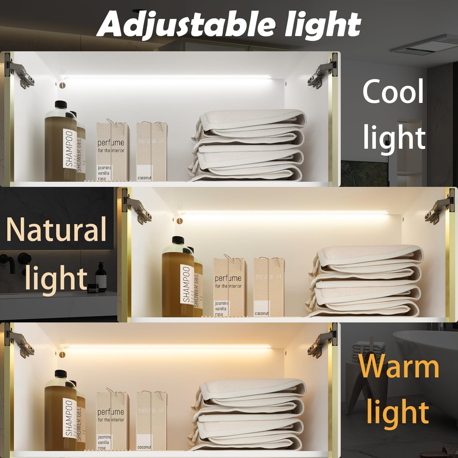 78.7" H Kitchen Pantry Storage Cabinet with Light, Food Pantries Cabinets with Glass Doors and Light in 3-Color Mode, Storage Cupboard Display Cabinet for Kitchen Dinning Room, White