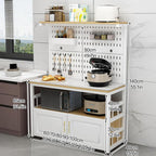 Kitchen Pantry Storage Cabinet with Drawer, Farmhouse Tall Food Large Wood Pantry Storage Furniture, for Kitchen, Bedroom, Dining Room, Office(140x70x40cm/55.1x27.6x15.7in)