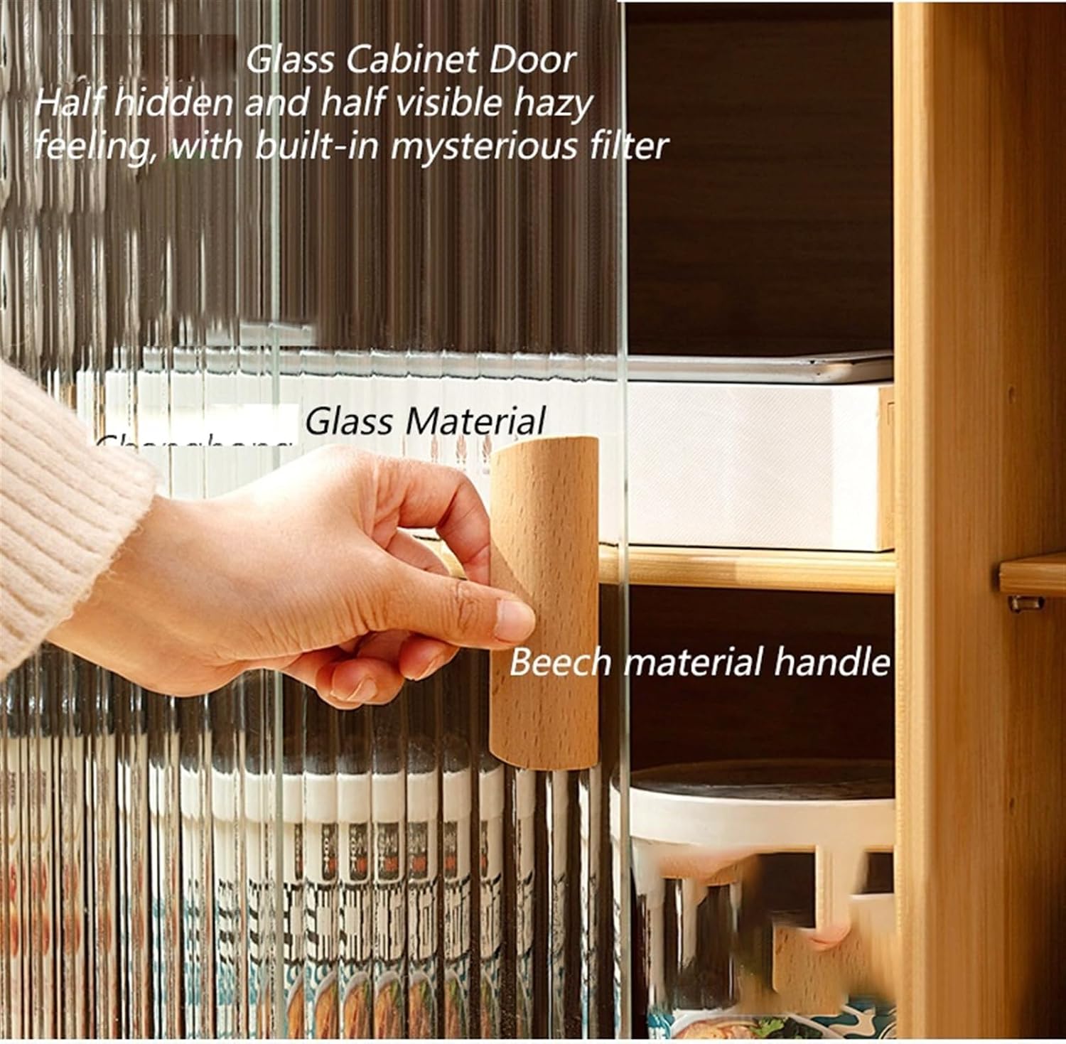 End Tables Interior ﻿, Multifunctional Sofa Side Cabinet, Movable Coffee Table, Bedside Corner Table Balcony Storage Rack, for Living Room, Kitchens Multi Scenario Use(Natural)