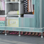 Creativity Assemble Cloth Hangers Stable Open Home Wardrobe Partition Storage Box,Portable Wardrobe(172 * 102 * 45CM)