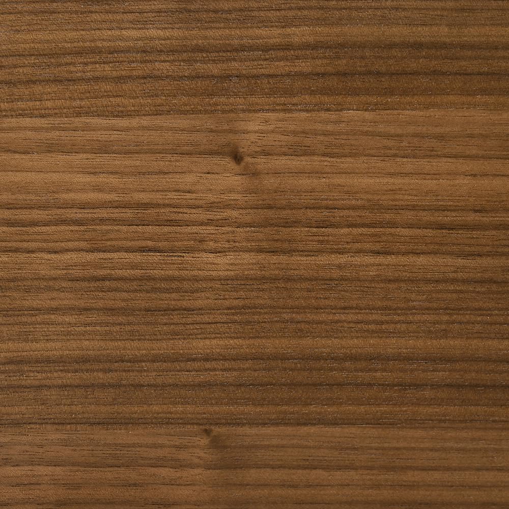 Channell Wood Dining Bench in Walnut Finish with Blue Fabric
