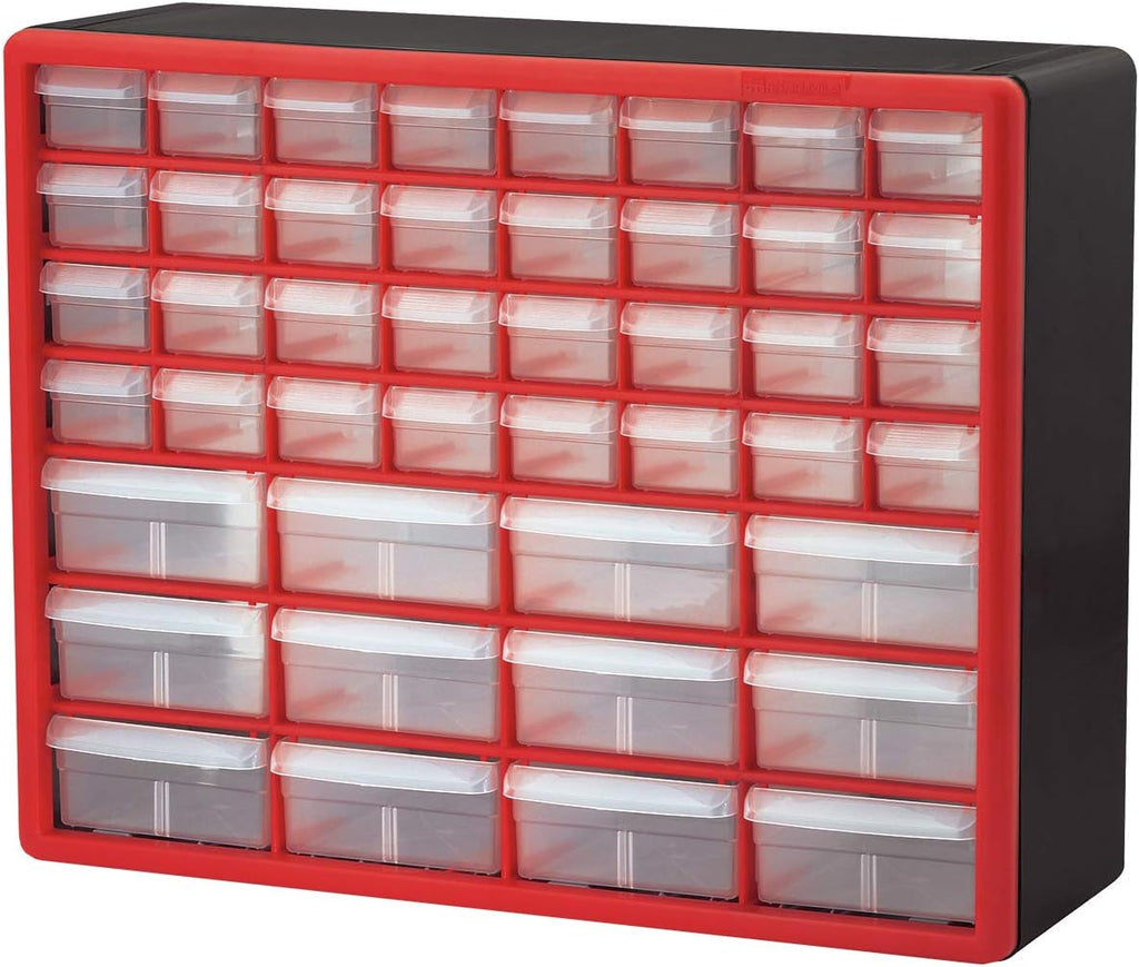 Akro-Mils 64 & 44 Drawer Plastic Parts Storage Cabinets Bundle