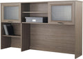 Realspace® Magellan 58"W Hutch For Corner Or L-Shaped Computer Desks, Gray