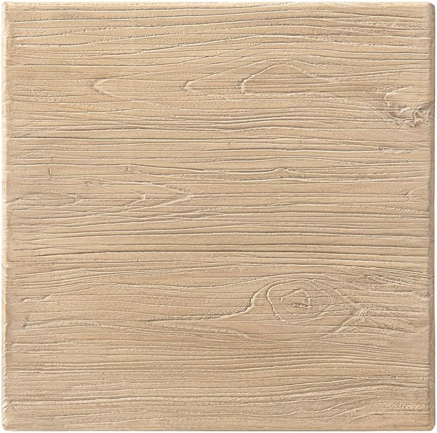 Jennifer Taylor Home Calder 18" Solid Square Reclaimed Elm Block Plinth Side Table, Heritage Light Natural Brown Reclaimed Elm