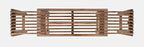Jofran Bradford Extendable Solid Wood Hallway Bench, Buff