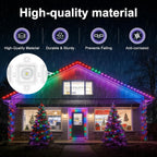 76 Set Fixed Light Clips for Govee H705 Outdoor Lights, Mounting Brackets with Screws for Govee H705 String Lights, Comes with 160 Screws & Screwdriver (76, White)