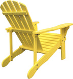 Leigh Country TX 38998 Adult Adirondack Chair - Yellow