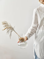 IKEA PÅDRAG vase, 17 cm, clear glass