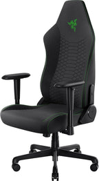 Razer Iskur V2 X Ergonomic Gaming Chair — Built-in Lumbar Support, Widened Seat Base, High-Density Foam Cushions, Adjustable 152° Recline, 2D Armrests, Plush Fabric Finish, PC Gaming — L33T Edition