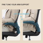 Drafting Chair,Tall Office Chair for Standing Desk,Office Drafting Chair with Footrest Ring,High Office Chair with Tilt Back,Extra Tall Office Chairs with Flip Up Armrest