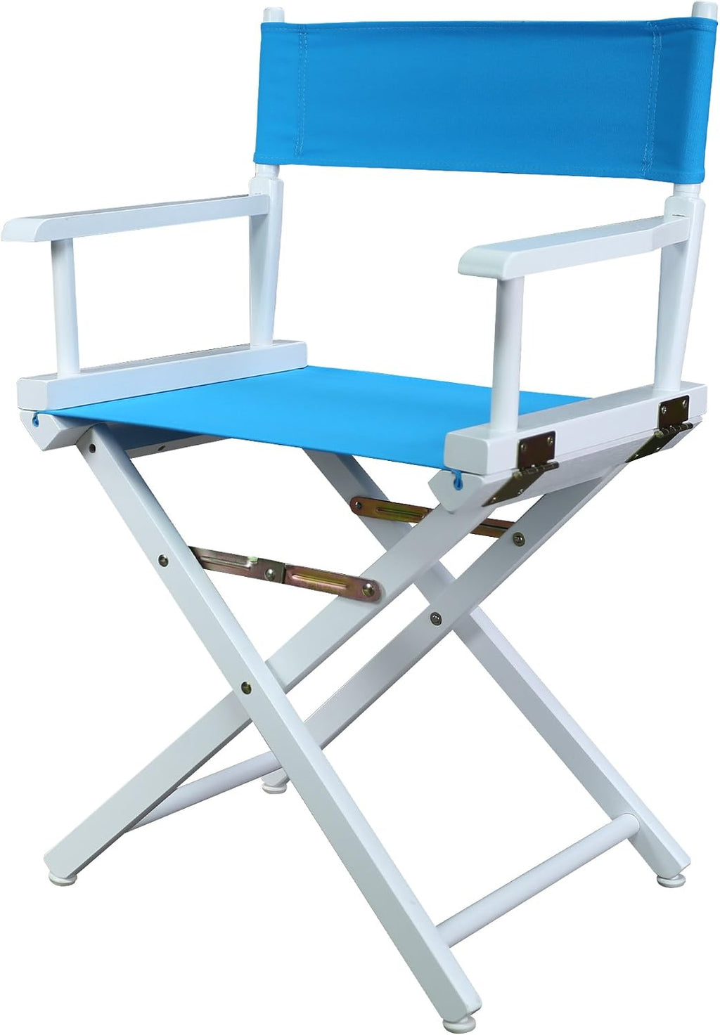Casual Home 200-01/021-27 Director Chair 18" - Classic Height WhiteFrame/Turquoise Canvas