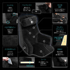 Bauhutte BHB-650-BK Gaming Bed Sofa Gaming Chair Polyurethane Back