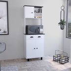 Pantry Sideboard Kitchen Cupboard with 2 Cabinets, 2 Open Shelves and Drawer, for Dining Room,for Kitchen Home