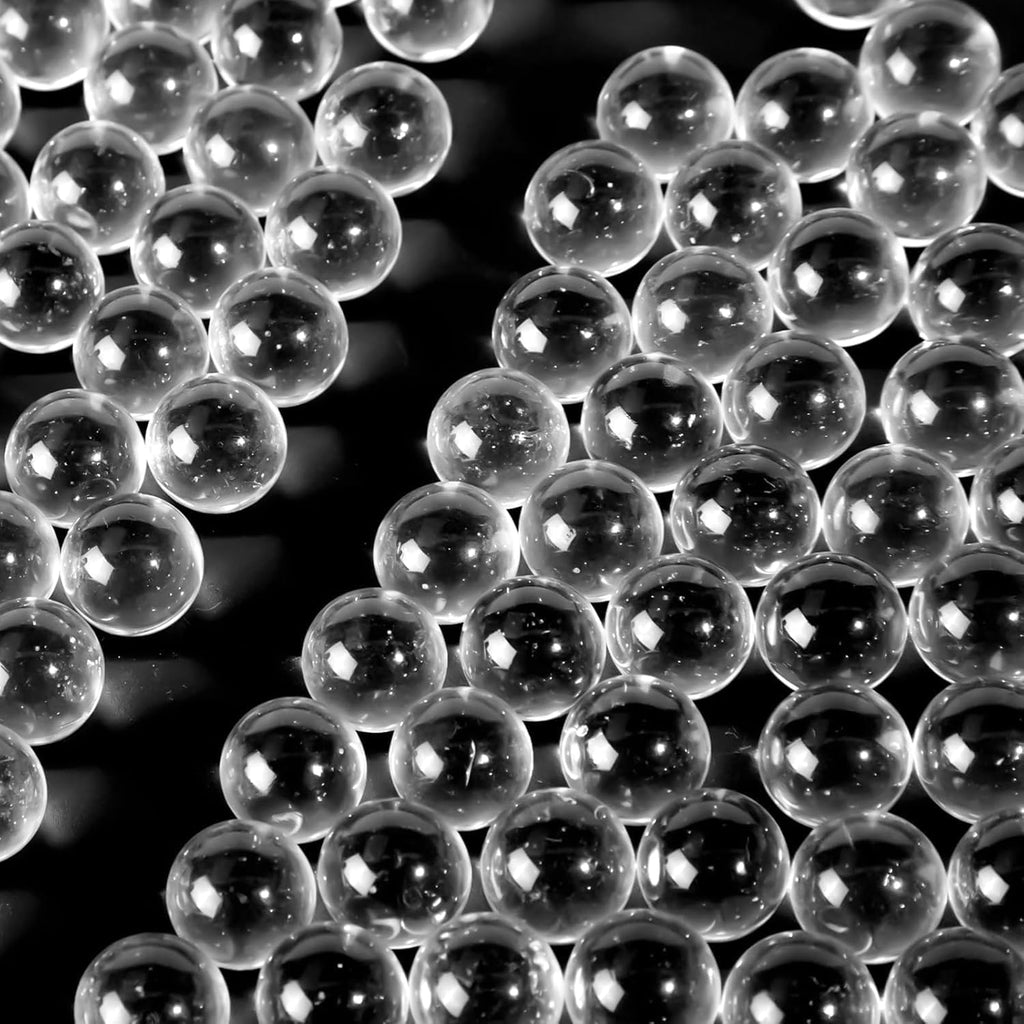 FUTUREPLUSX 5LB Glass Marbles, 0.63Inch Clear Marbles Bulk for Vase Fillers, Home Decor