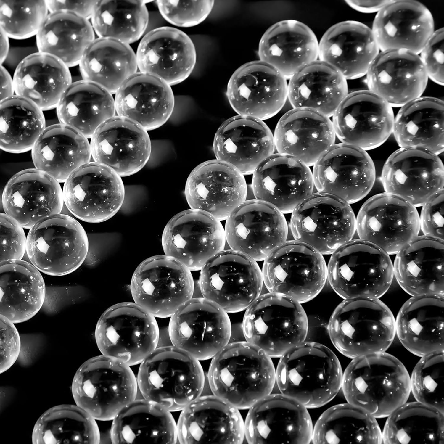 FUTUREPLUSX 5LB Glass Marbles, 0.63Inch Clear Marbles Bulk for Vase Fillers, Home Decor