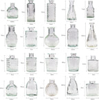 80 Pcs Bud Vase Set, Vases for Centerpieces, Cute Glass Bud Vases in Bulk, Small Vases for Flowers, Clear Vase Set for Wedding Decorations, Home Table Flower Décor