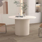 Round Folding Table,Small Portable Table,Side Table,End Table,Dining Table,Circle Table,Ideal for Small Space,Dining Room,Kitchen,Shopping Mall,Exhibitions,Modern and Minimalist Design