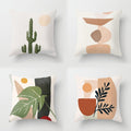Gericco Pack of 4 Couch Throw Pillow Covers, Soft Modern Printed Pillow Covers for Sofa Living Room
