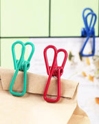 Multipurpose 2 in Chip Bag Clips 20 Pack Metal Clip for Kitchen Food Storage, Laundry Hanging, Bag Chip Bag Sealing