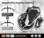 Big and Tall 700lbs Office Chair - Adjustable Lumbar Support 3D Flip Arms Heavy Duty Metal Base&Wheels, High Back Large Executive Computer Desk Chair, Thick Padded Ergonomic Design for Back Pain