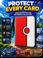 Collectible Trading Card Binder, 400 Pockets Card Holder with 50 Removable Sleeves, Portable Collection Binder Album Book Case Storage, Zipper Card Protective Sleeves for TCG, Sports Card