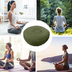 Inflatable Meditation Cushion Comfortable Floor Pillow Non-Slip Yoga Bolster Floor Cushion Seating