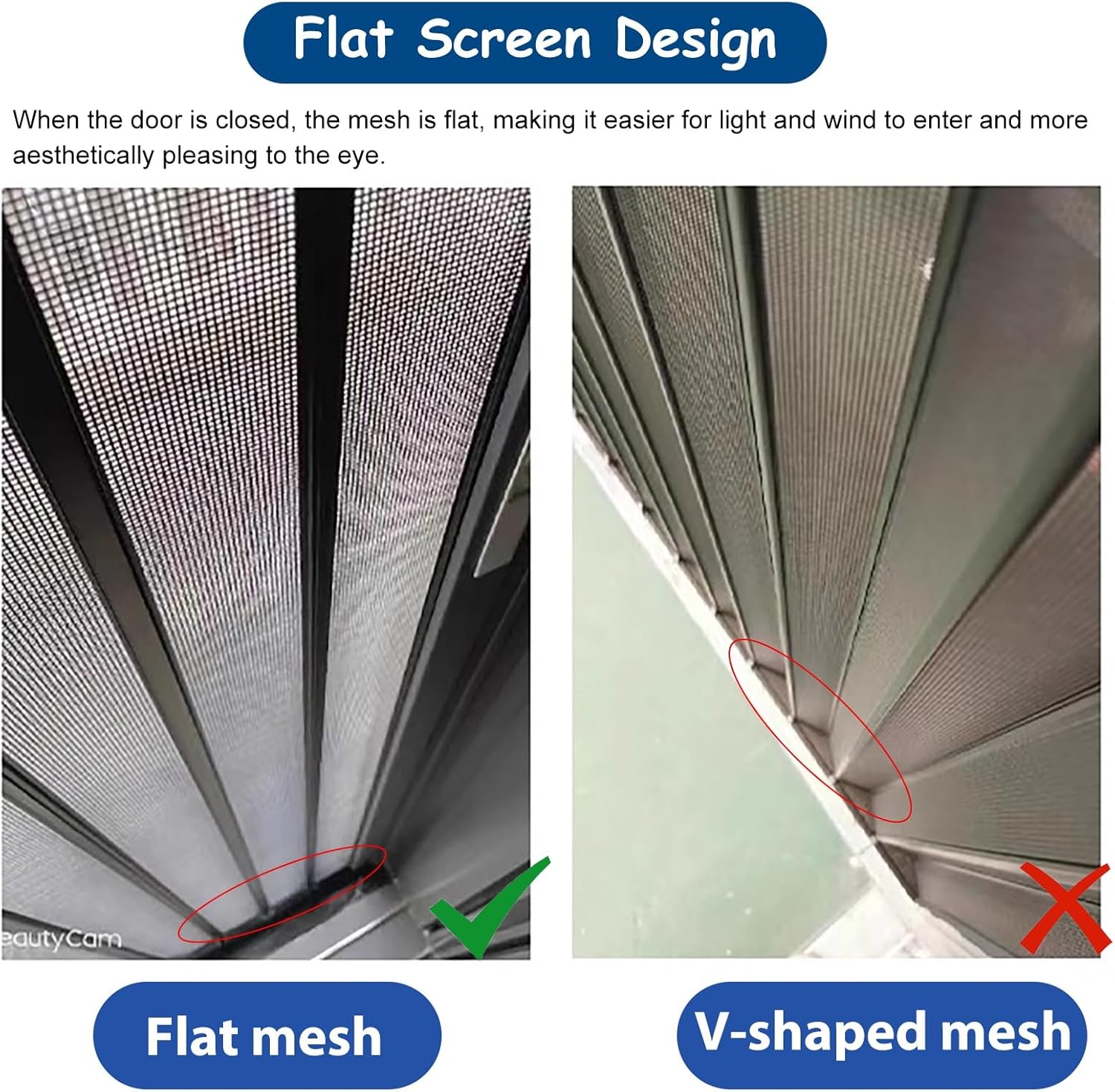 Mesh Sliding Folding Door with Lock & Key, Aluminum Frame Interior Accordion Doors for Exterior, Vented Room Divider Foldable Retractable Screen Gate(75x80in(191x203cm))