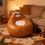 Zopsc Kids Inflatable Chair, Cartoon Animal Shaped Seating for Children of Various Ages