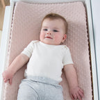 The Peanutshell Minky Dot Diaper Changing Pad Cover - Ultra Soft Baby Mat Cover for Girls, Fits 16” x 32” Changing Table Pads - Pink, 2 Pack