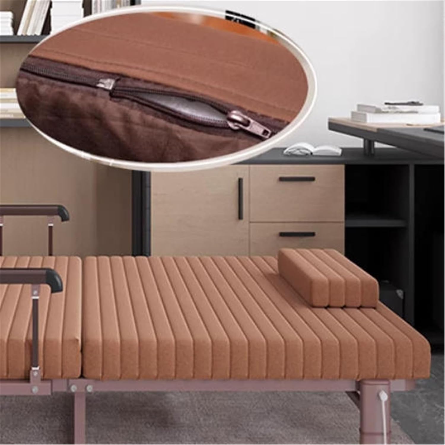 Camping Bed Folding Bed for Home Use, Movable Study, Rental, Single Office, Lunch Break, Nap Time Folding Bed(Small)