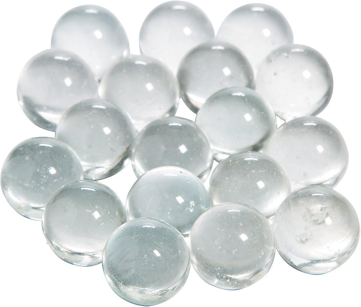 Clear Glass Marbles for Vases Bulk Round 500 Pieces