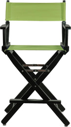 Casual Home 220-02/021-72 Director Chair 24" - Counter Height BlackFrame/Lime Green Canvas