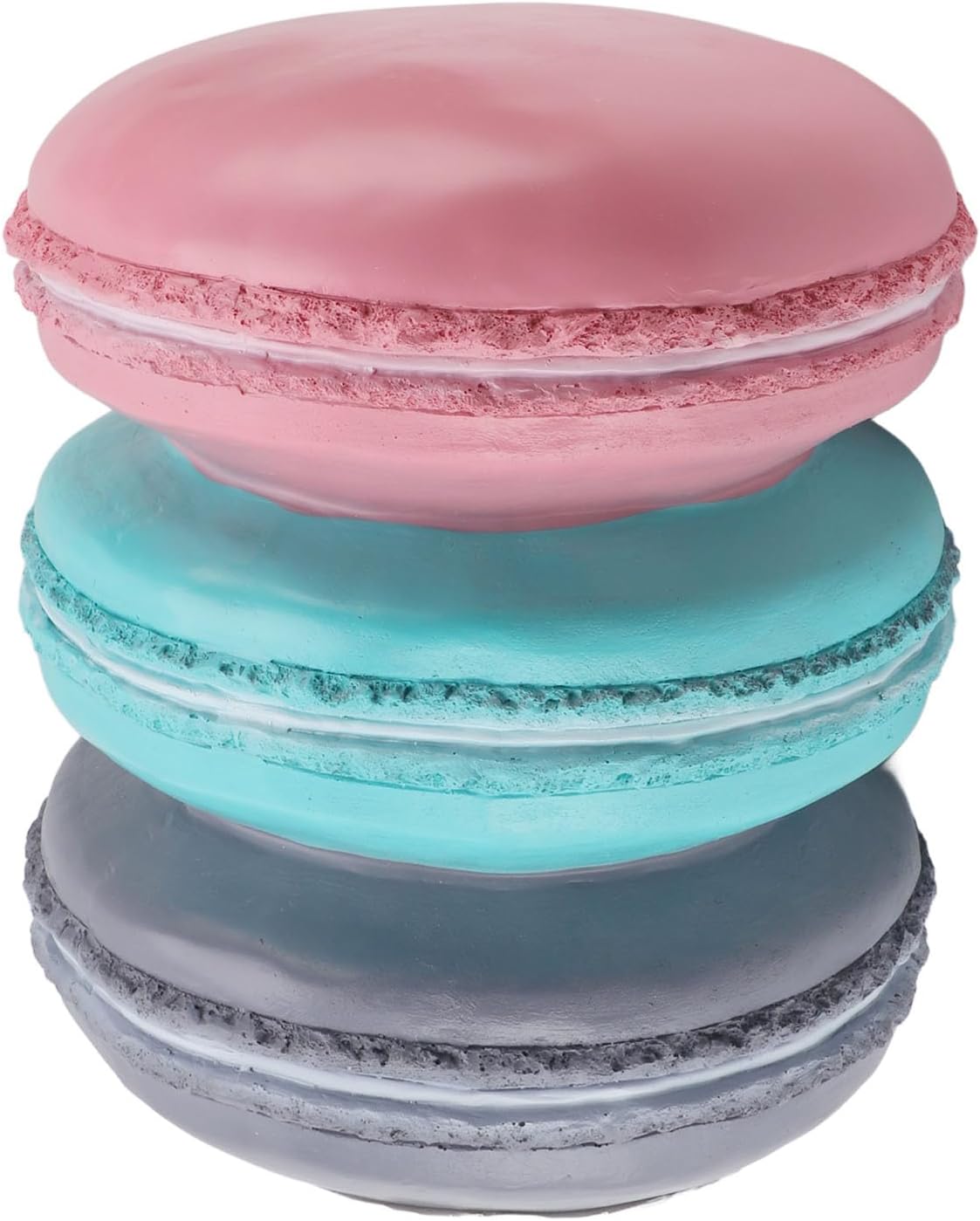 Haofy Round Ottoman Soft Resin Footstool for Nursery Changing Station Compact 14.6x11.8 Inch Lightweight Kids Footrest with Child Safe Design for Small Apartments Living Room Decor