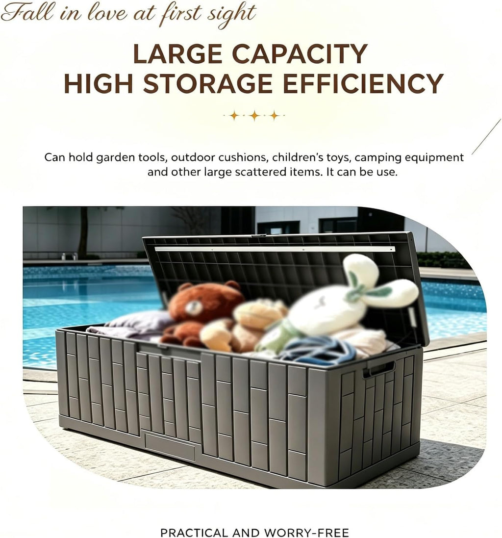 Package Delivery Boxes For Outside, Outdoor Storage Box With Lock Slot, Features Extra-large Storage Space, Deck Boxes Outdoor Waterproof, for A Wide Range Of Applications(X-Large)