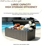 4.deck Boxes Outdoor Waterproof, Package Delivery Boxes For Outside, Features Extra-large Storage Space, Outdoor Storage Box With Lock Slot, for A Wide Range Of Applications(X-Large)