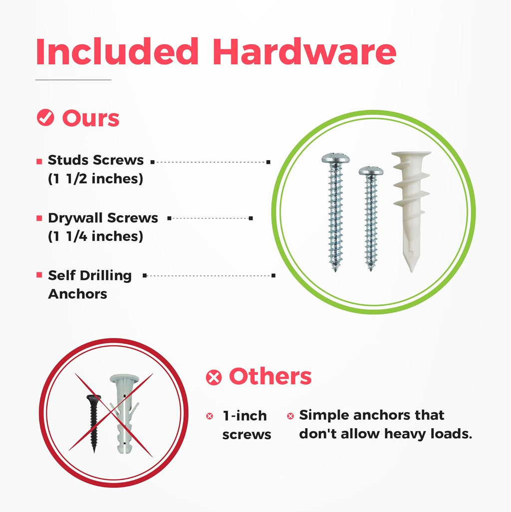 TIDYME Garage Wall Organizer | 96" Heavy-Duty Tool Storage Rack | Adjustable Double-Layer Hooks | 600 lbs Capacity | Carbon Steel Wall Mount Holder for Shovels, Rakes, Ladders & Power Tools
