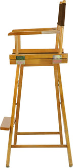 Casual Home 230-05/021-45 Director Chair 30" - Bar Height Honey OakFrame/Brown Canvas