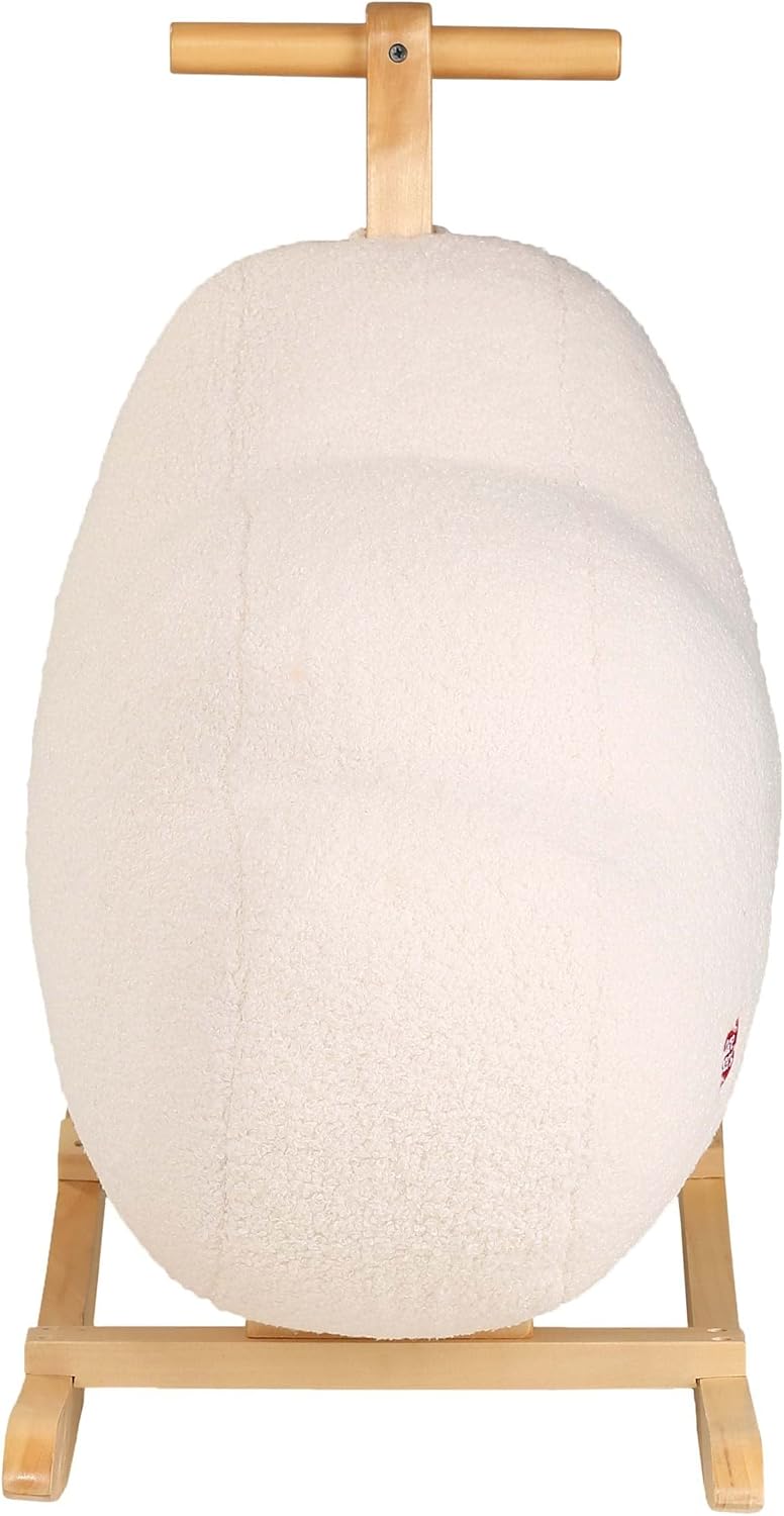 FUN.COM Children's Care Bears Cloud Rocker | Foam and Polyester Rocking Horse with Wooden Frame, Rockers, and Grips